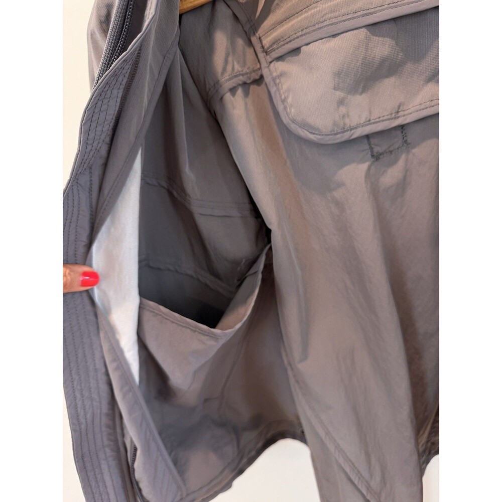 Free People Movement Peace Out Outer Shell Jacket Women’s Size S Gunmetal Gray - Picture 9 of 14